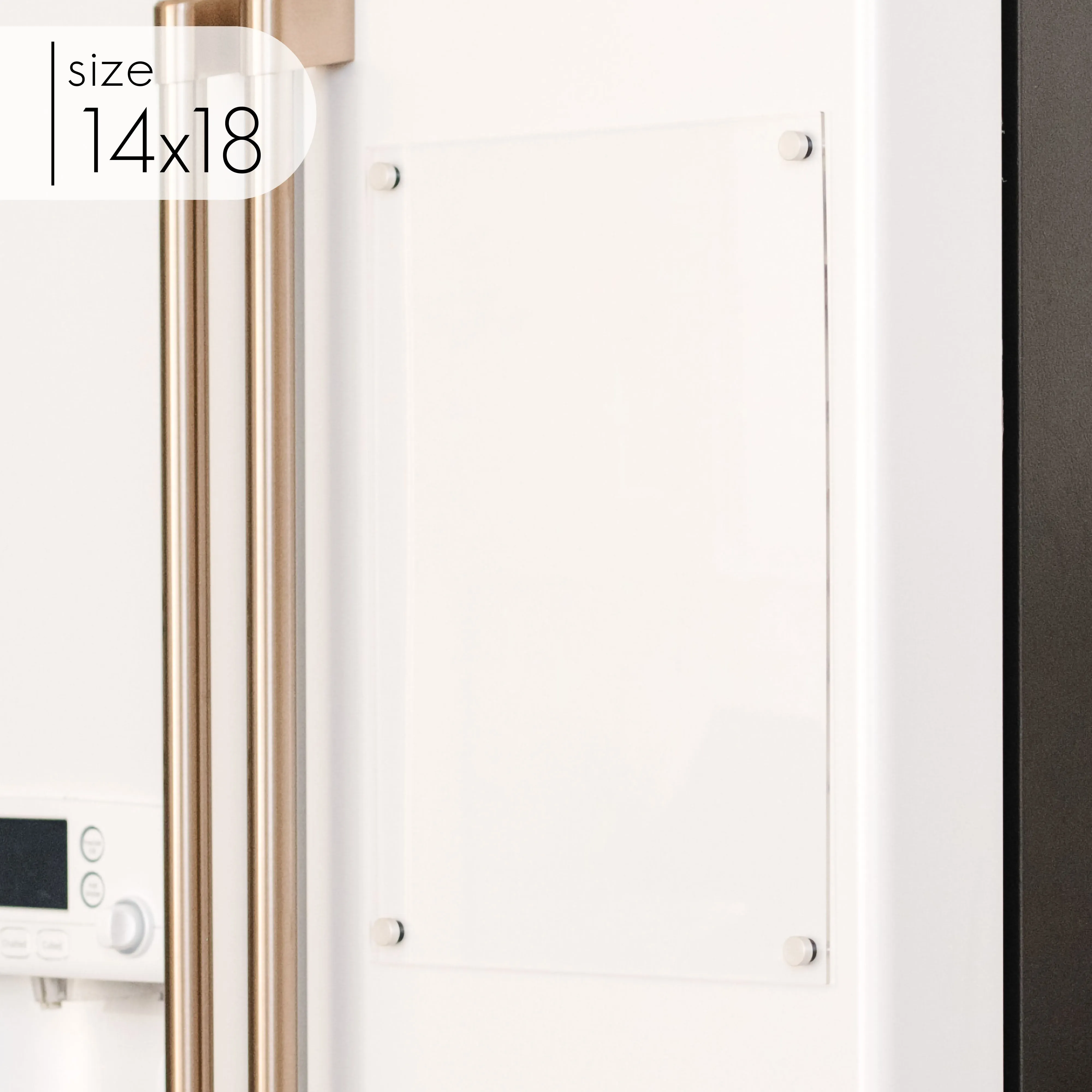 Blank Fridge Board | Acrylic Dry-Erase Board