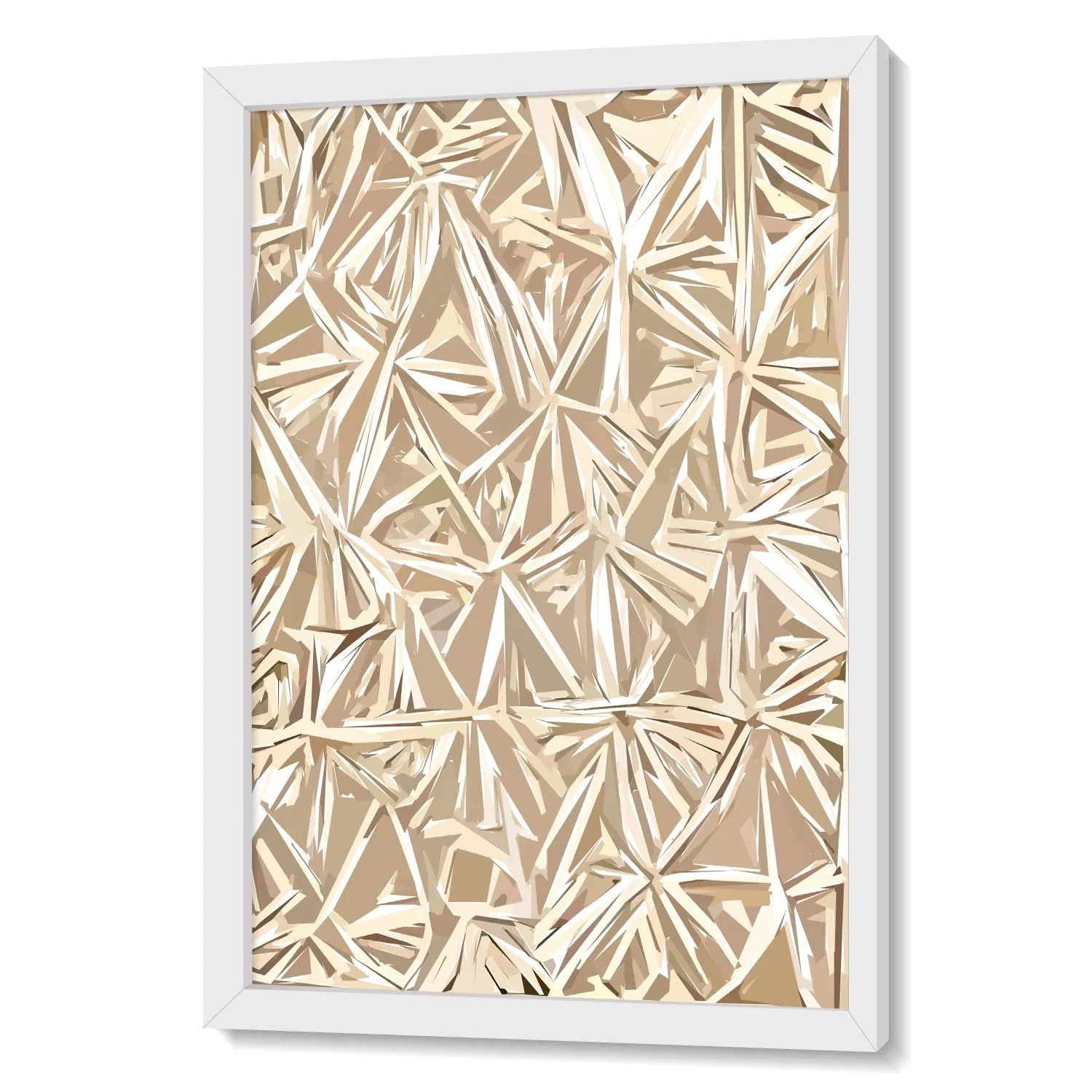 Block Art Patterns In Earthy Tones - I
