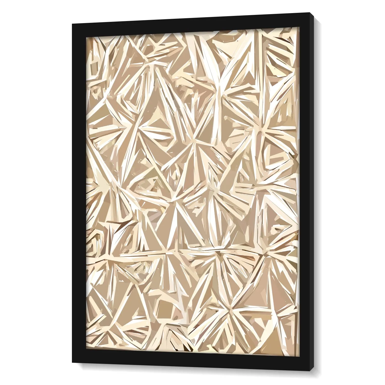 Block Art Patterns In Earthy Tones - I