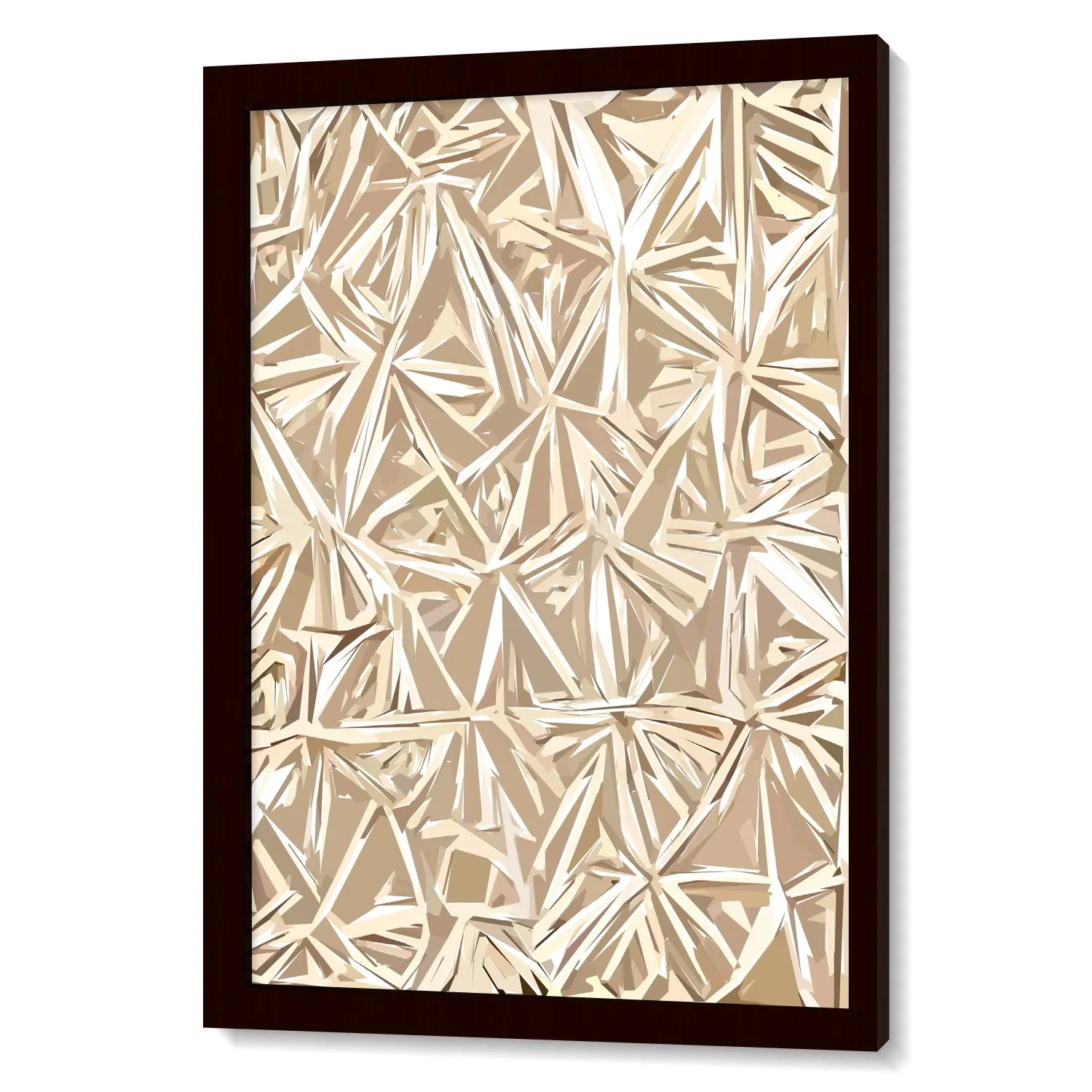 Block Art Patterns In Earthy Tones - I