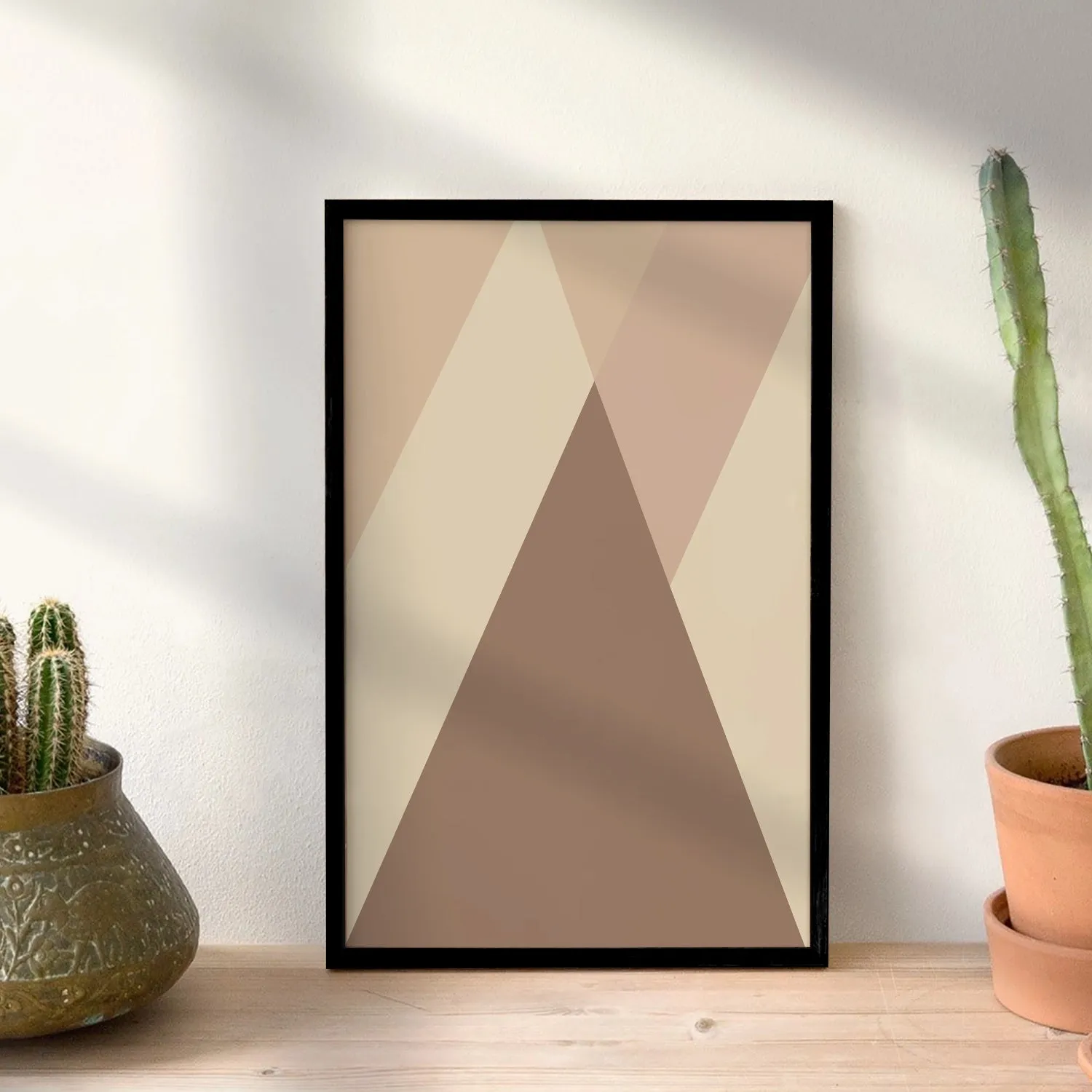 BOHO Inspired Colors in Modern Art of Mountains