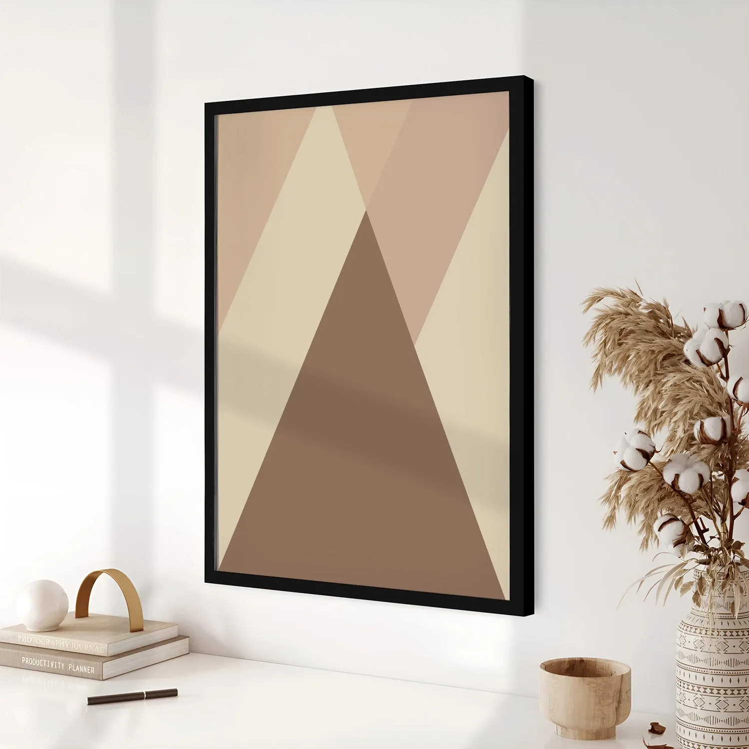 BOHO Inspired Colors in Modern Art of Mountains
