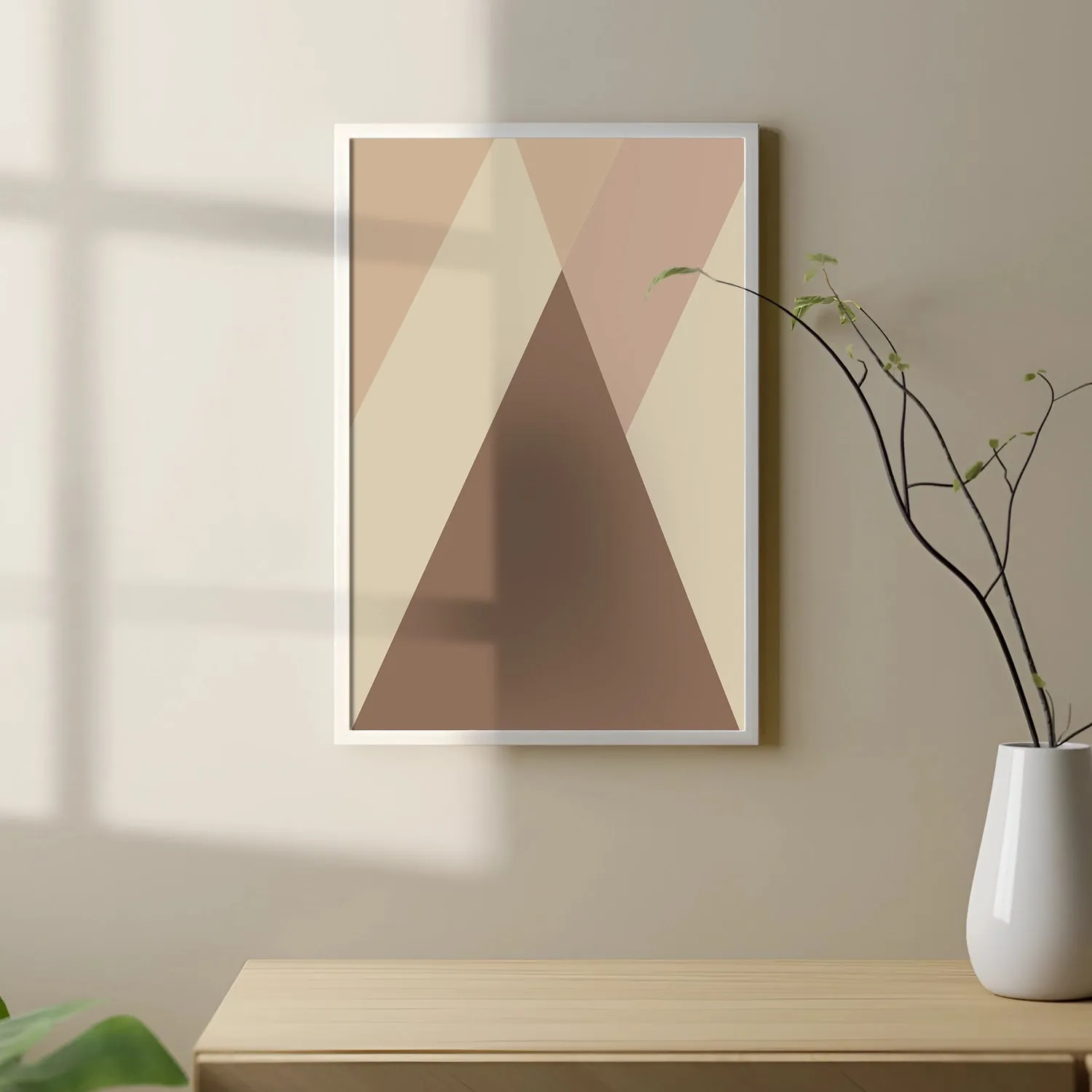 BOHO Inspired Colors in Modern Art of Mountains