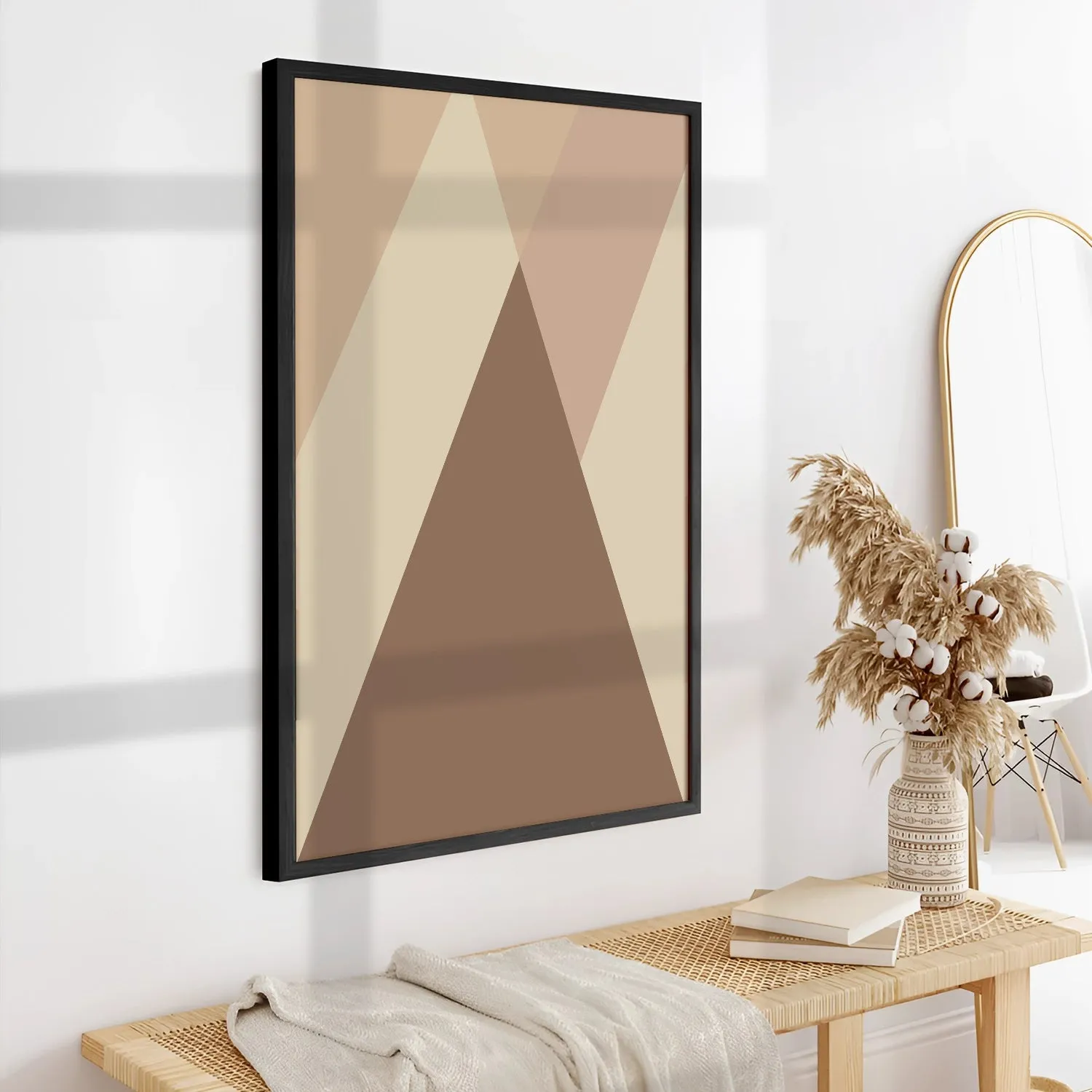 BOHO Inspired Colors in Modern Art of Mountains