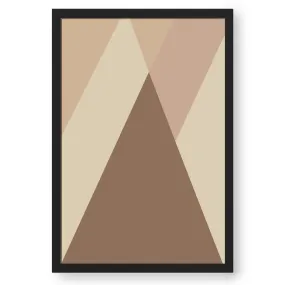 BOHO Inspired Colors in Modern Art of Mountains