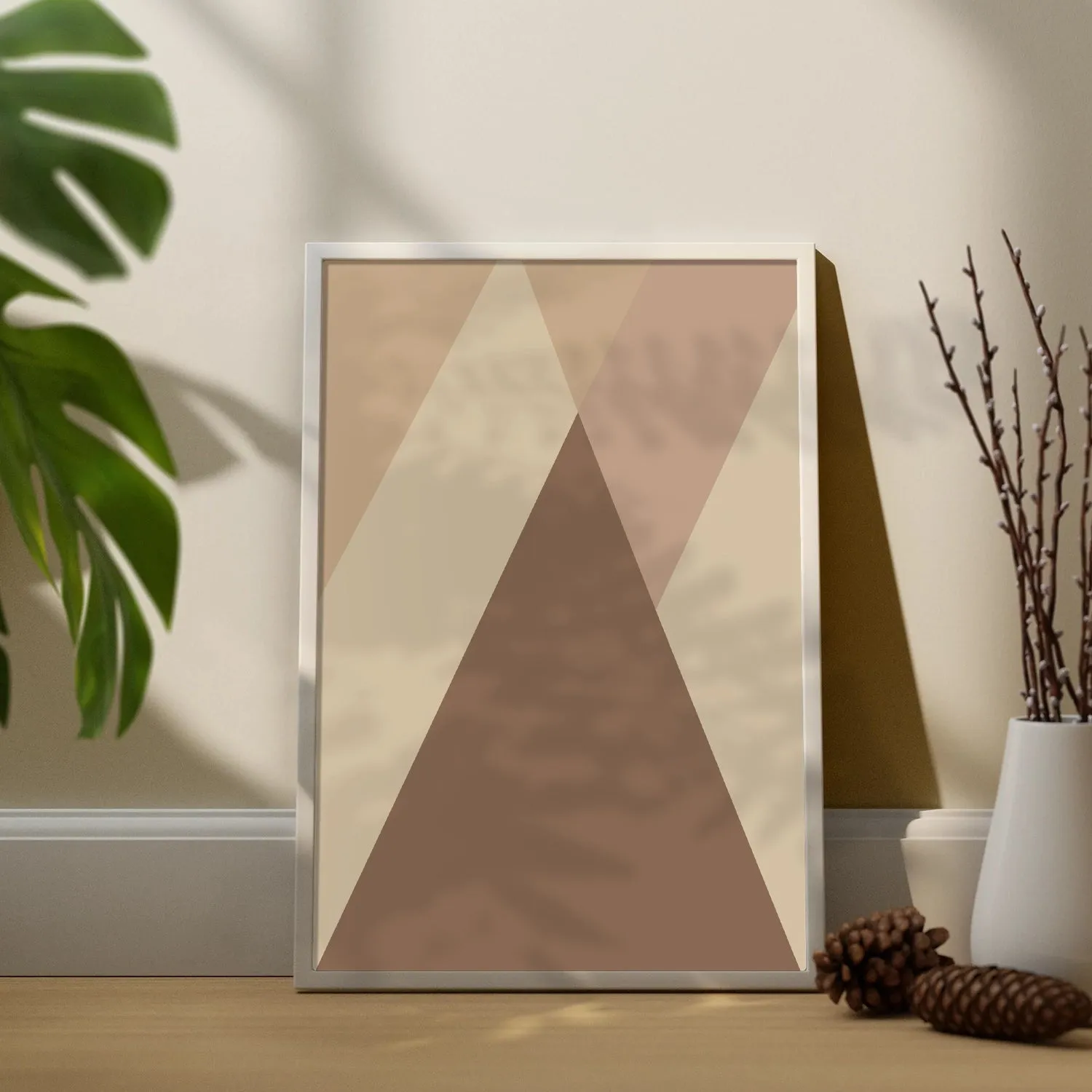 BOHO Inspired Colors in Modern Art of Mountains