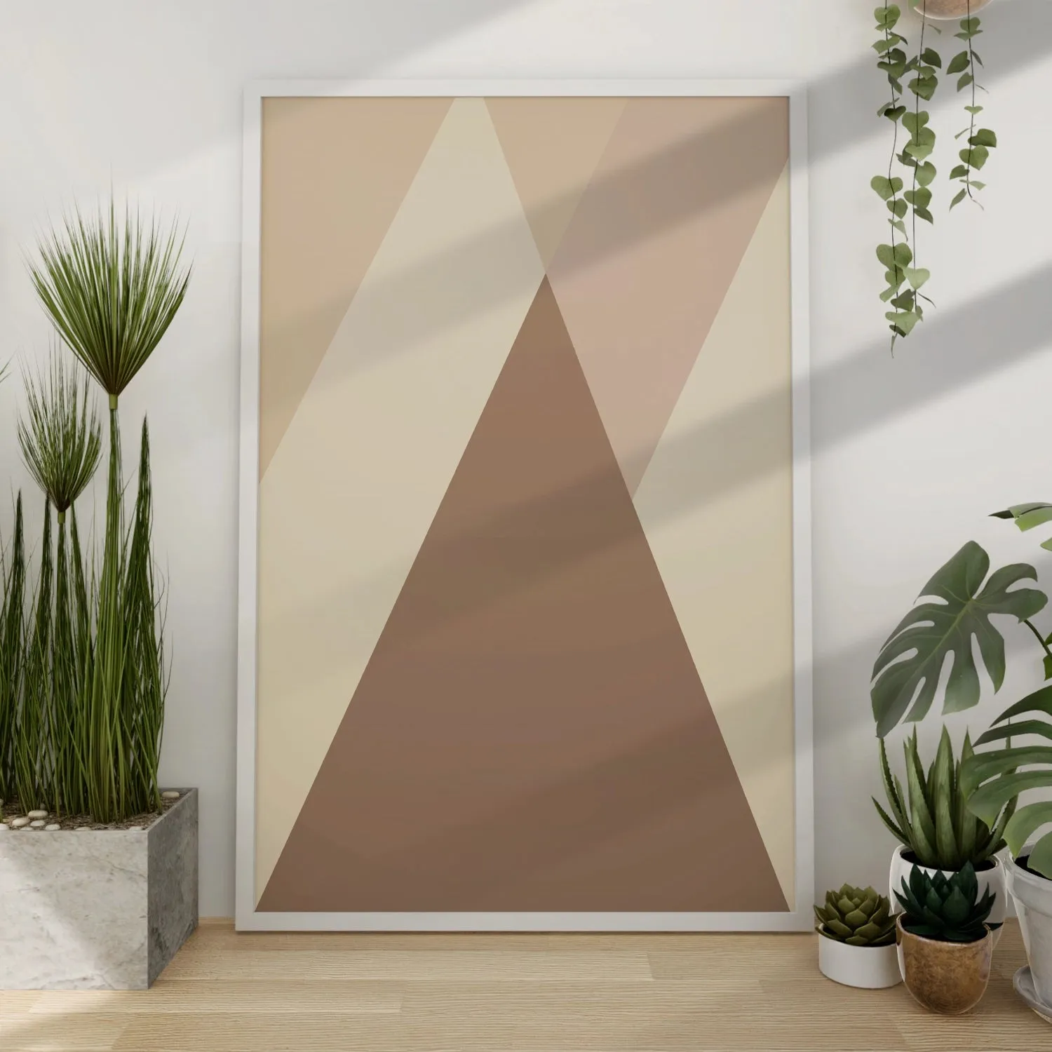 BOHO Inspired Colors in Modern Art of Mountains