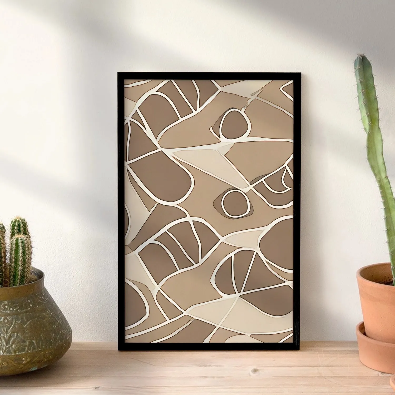 BOHO Inspired Earthy Tone Artwork - II