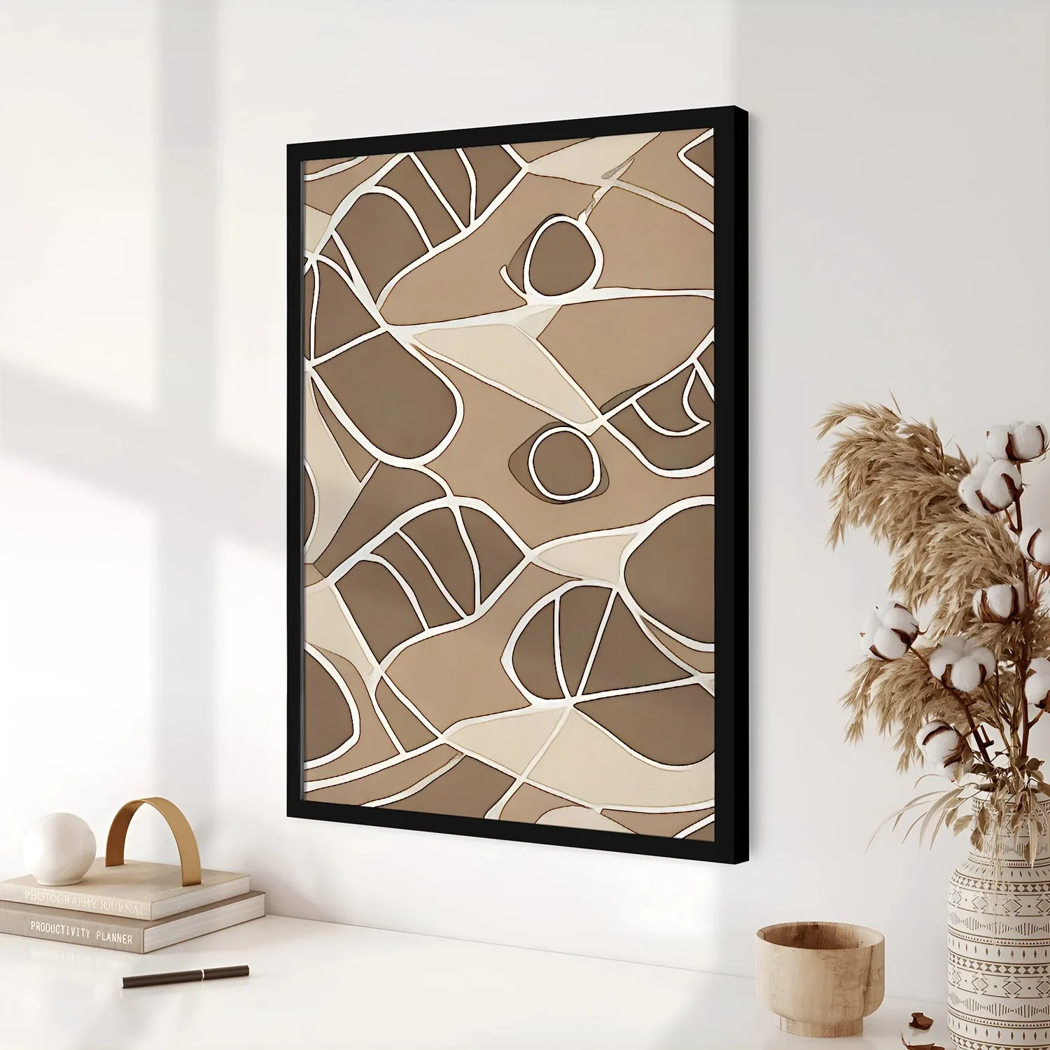 BOHO Inspired Earthy Tone Artwork - II
