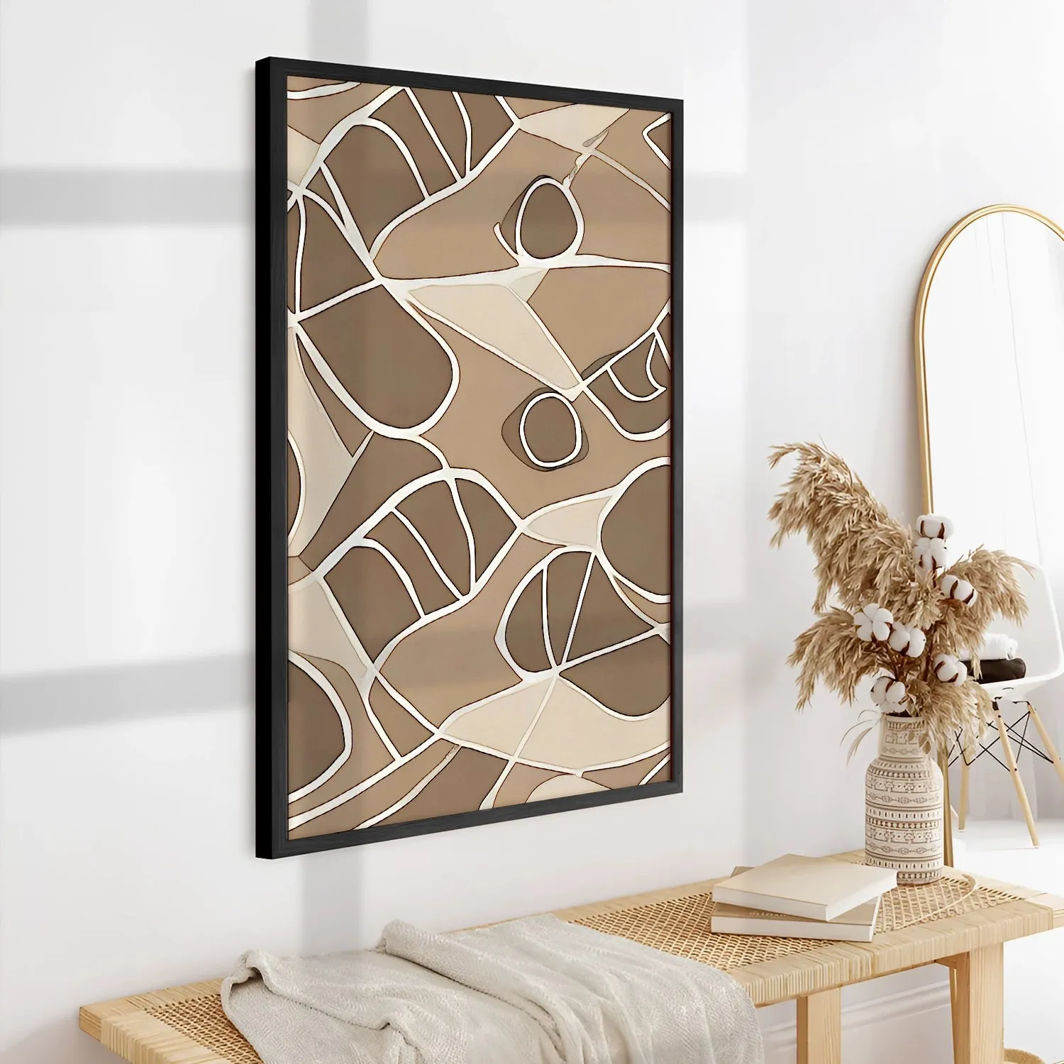 BOHO Inspired Earthy Tone Artwork - II