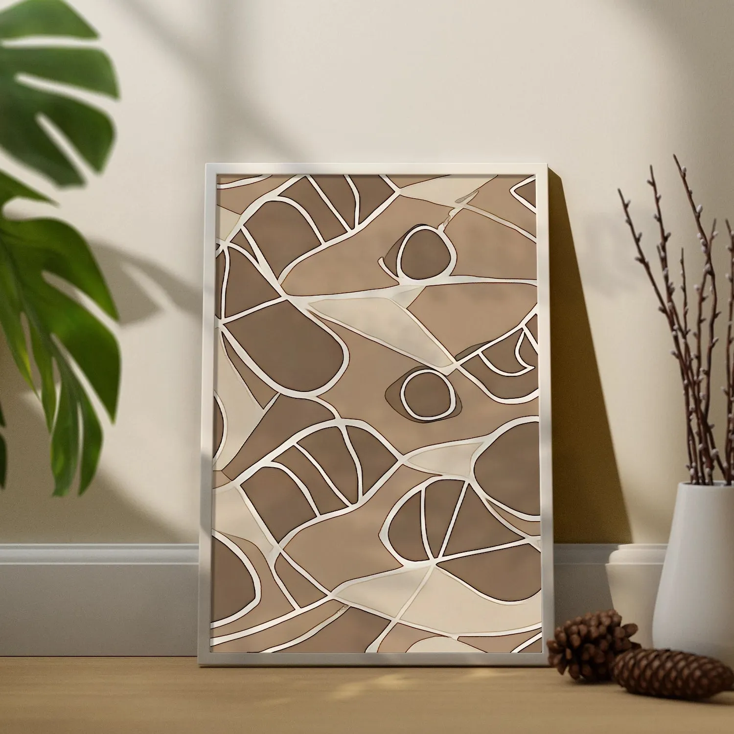 BOHO Inspired Earthy Tone Artwork - II