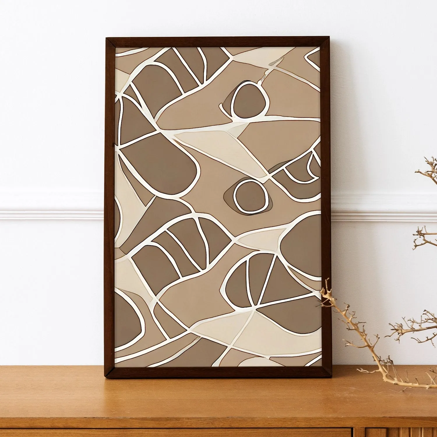 BOHO Inspired Earthy Tone Artwork - II