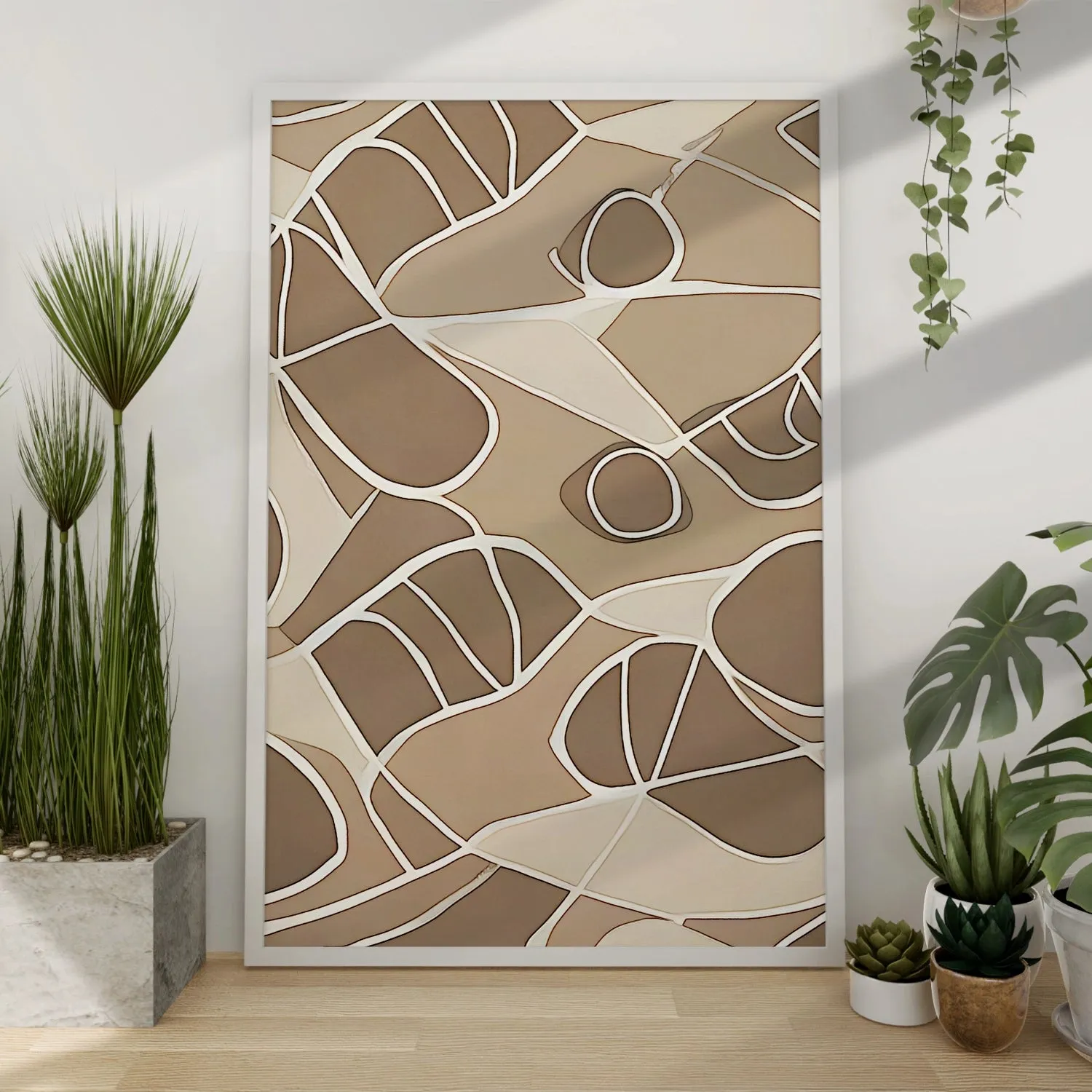 BOHO Inspired Earthy Tone Artwork - II