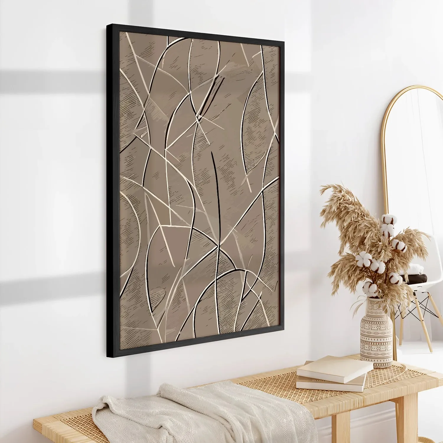 BOHO Inspired Earthy Tone Artwork