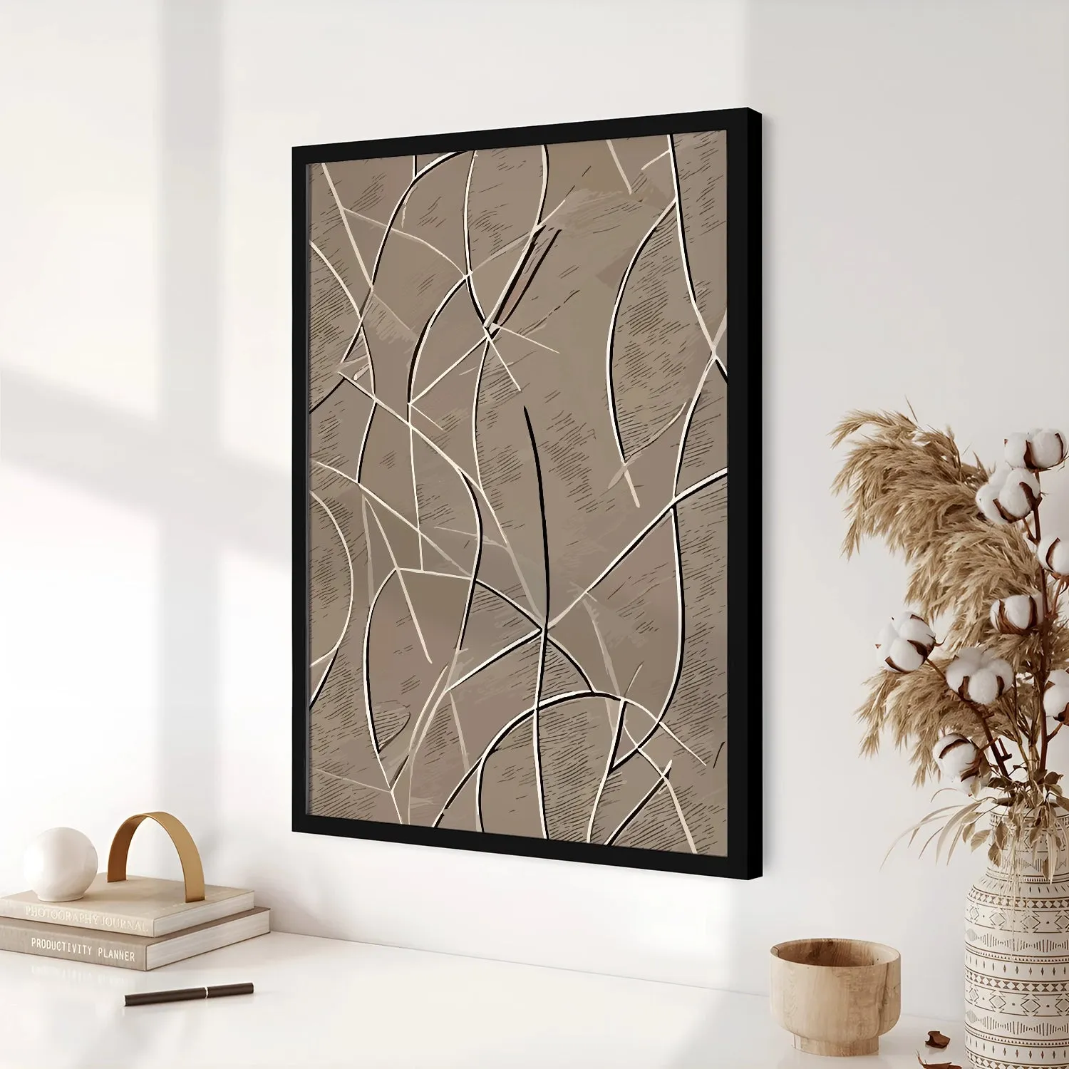 BOHO Inspired Earthy Tone Artwork