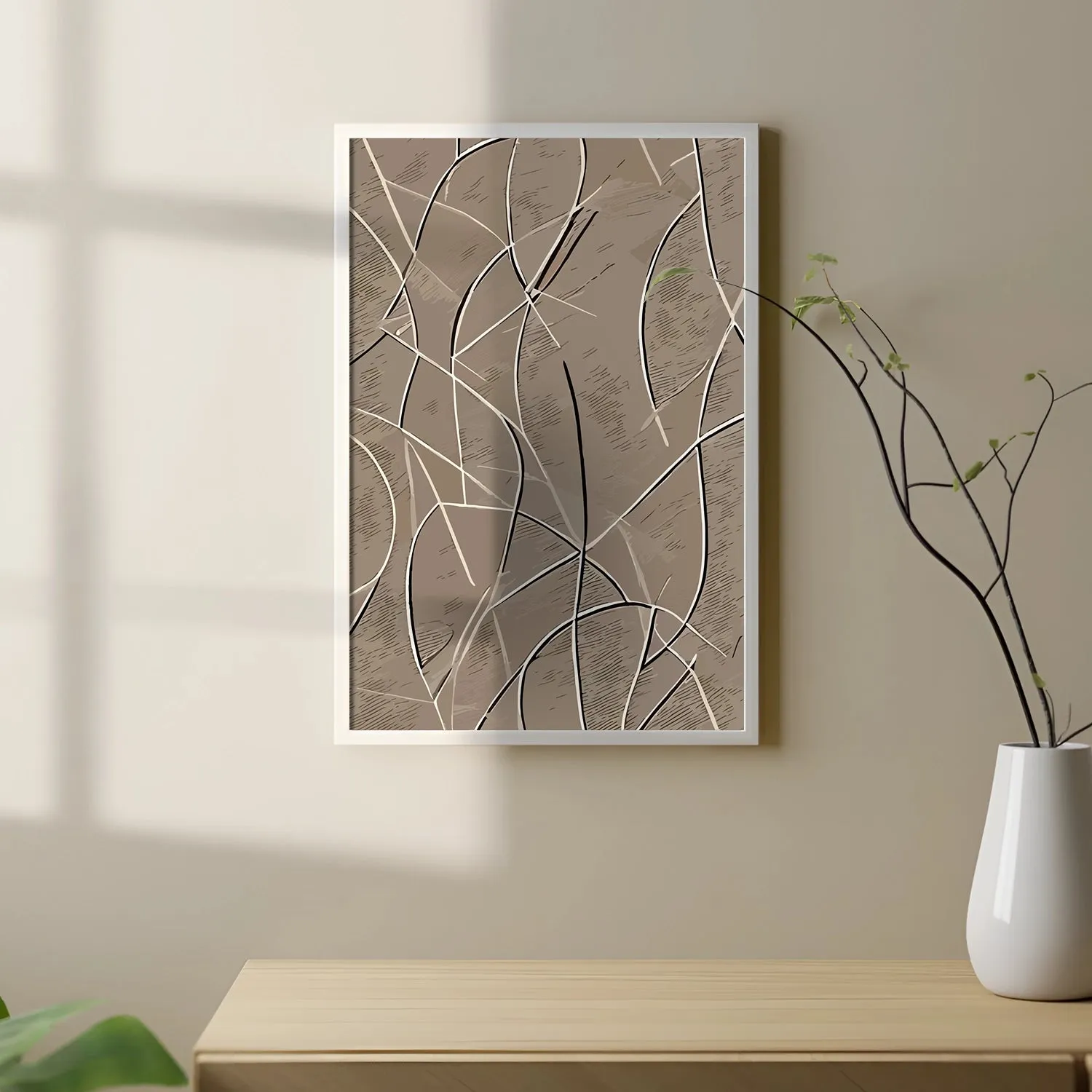 BOHO Inspired Earthy Tone Artwork