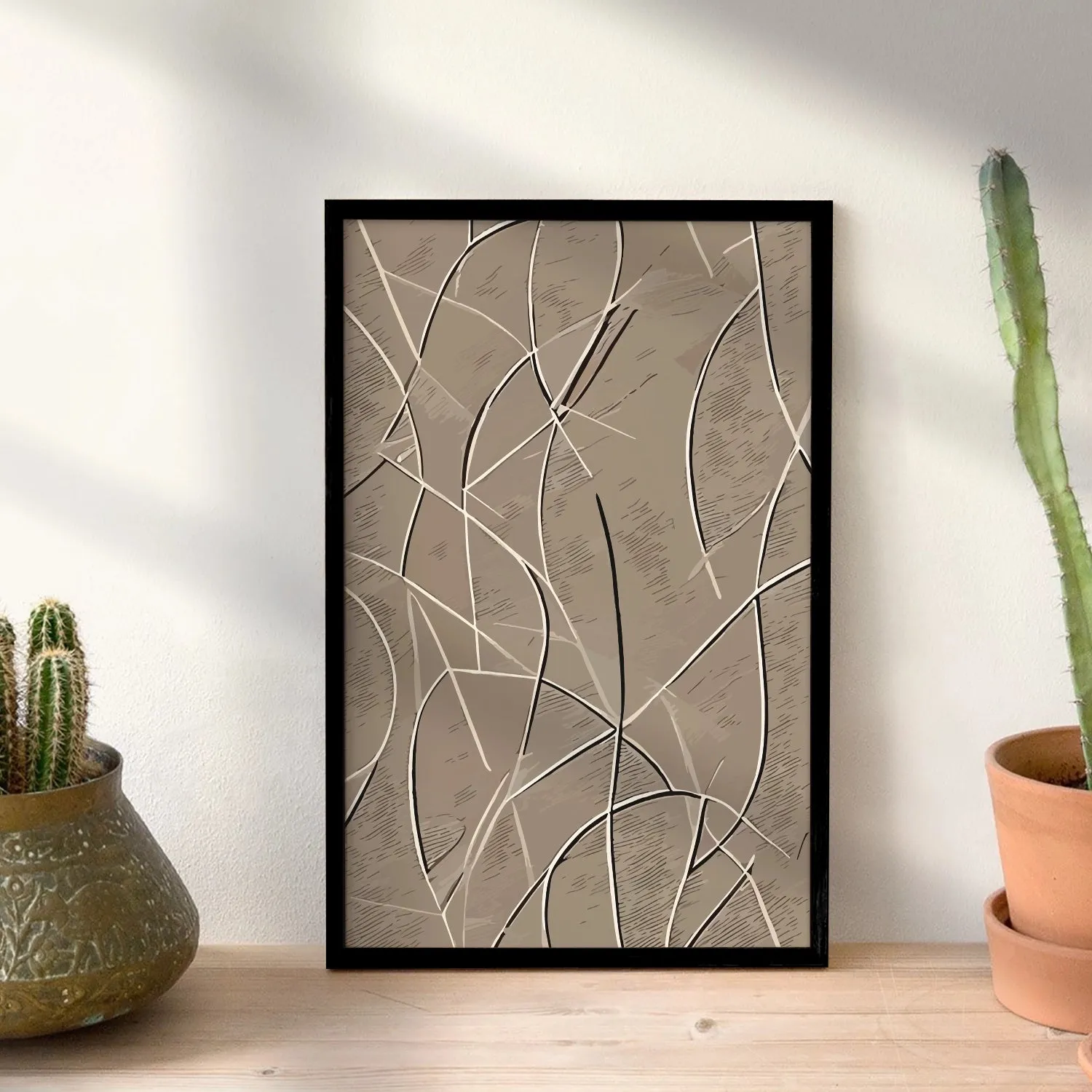 BOHO Inspired Earthy Tone Artwork
