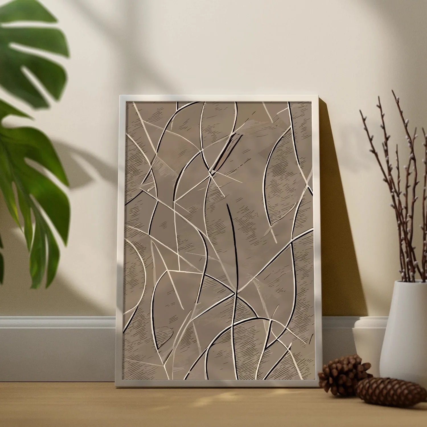 BOHO Inspired Earthy Tone Artwork