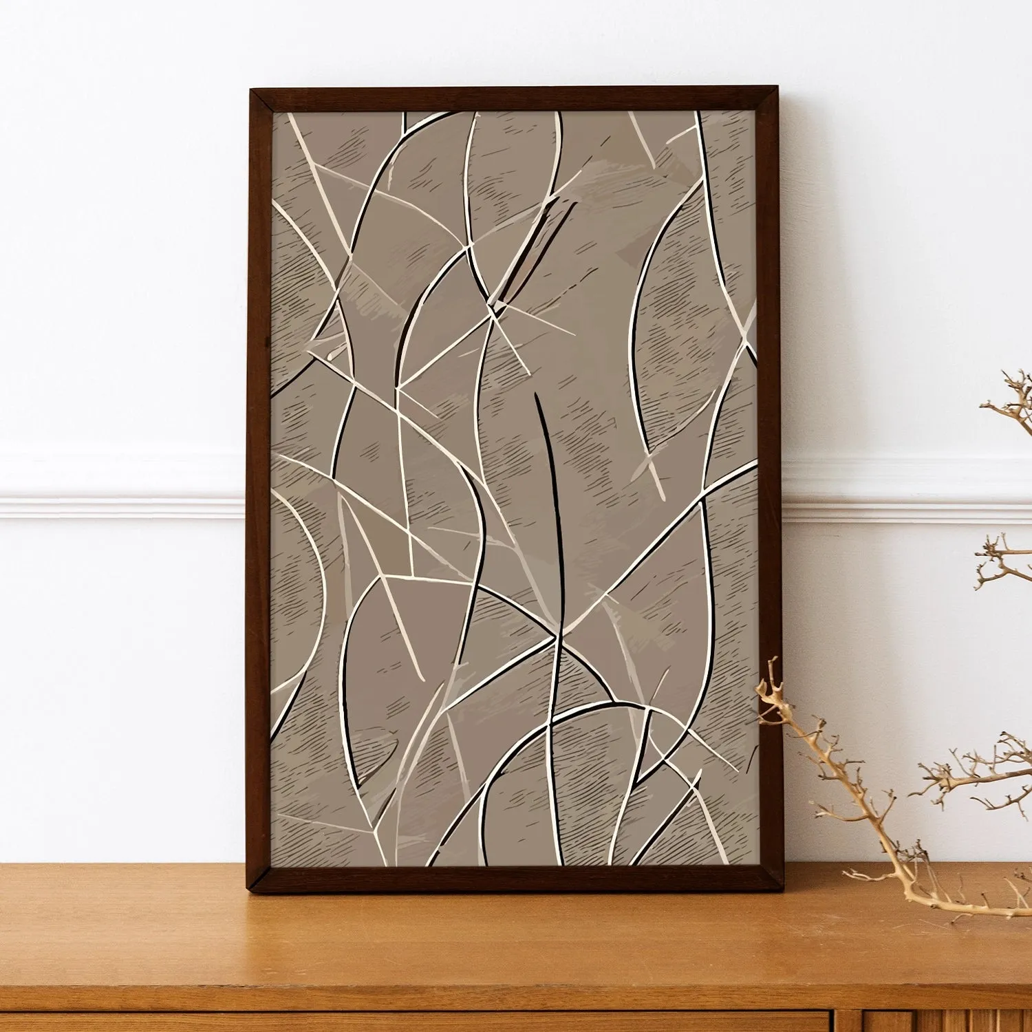 BOHO Inspired Earthy Tone Artwork