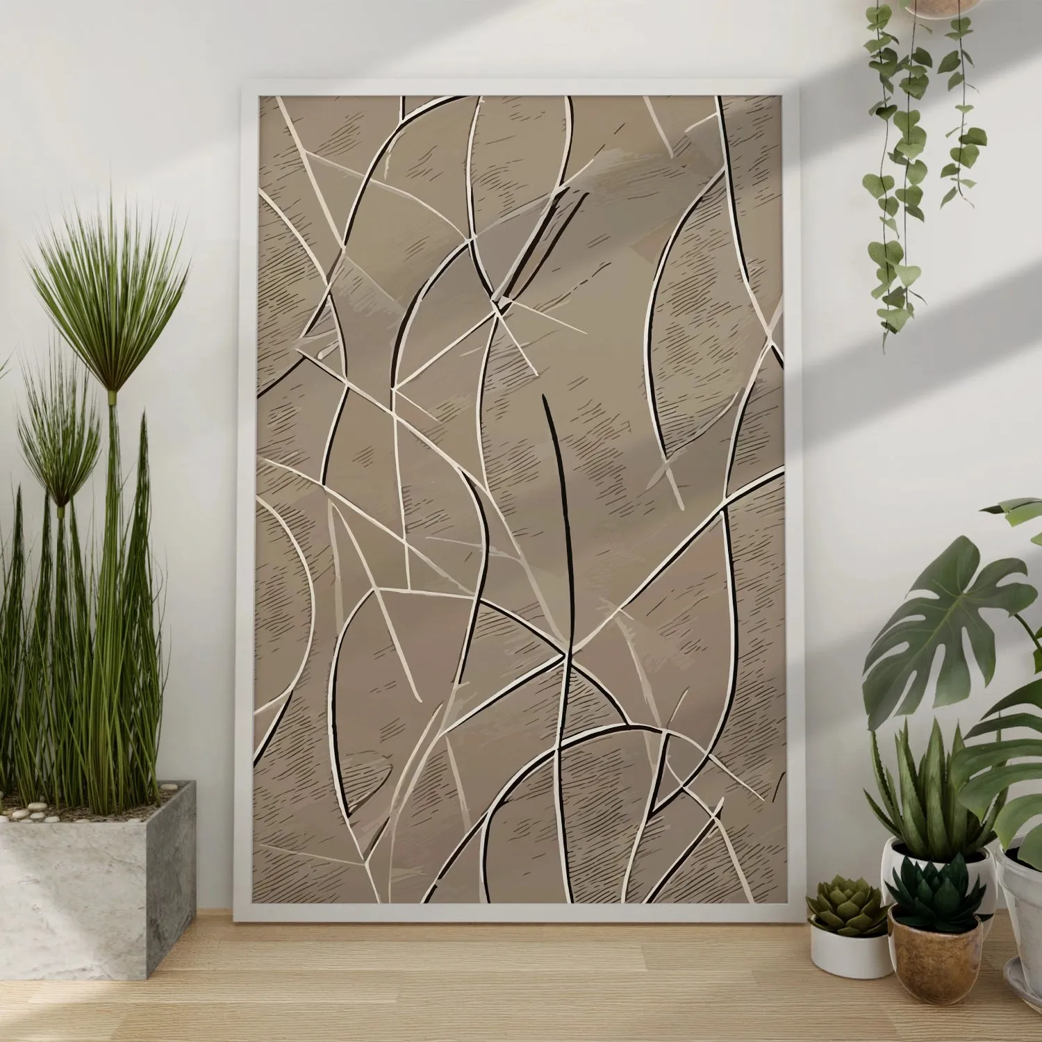 BOHO Inspired Earthy Tone Artwork