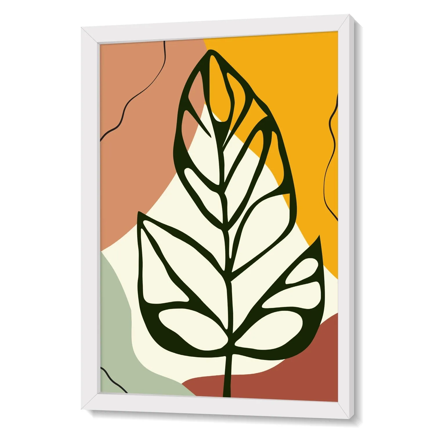 BOHO Inspired Swiss Cheese Plant Leaves