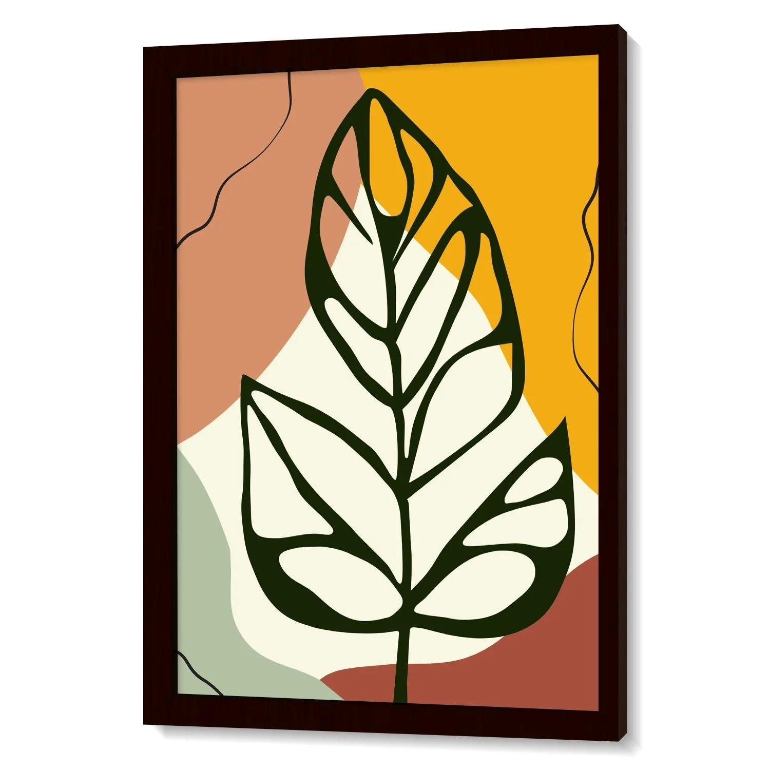 BOHO Inspired Swiss Cheese Plant Leaves