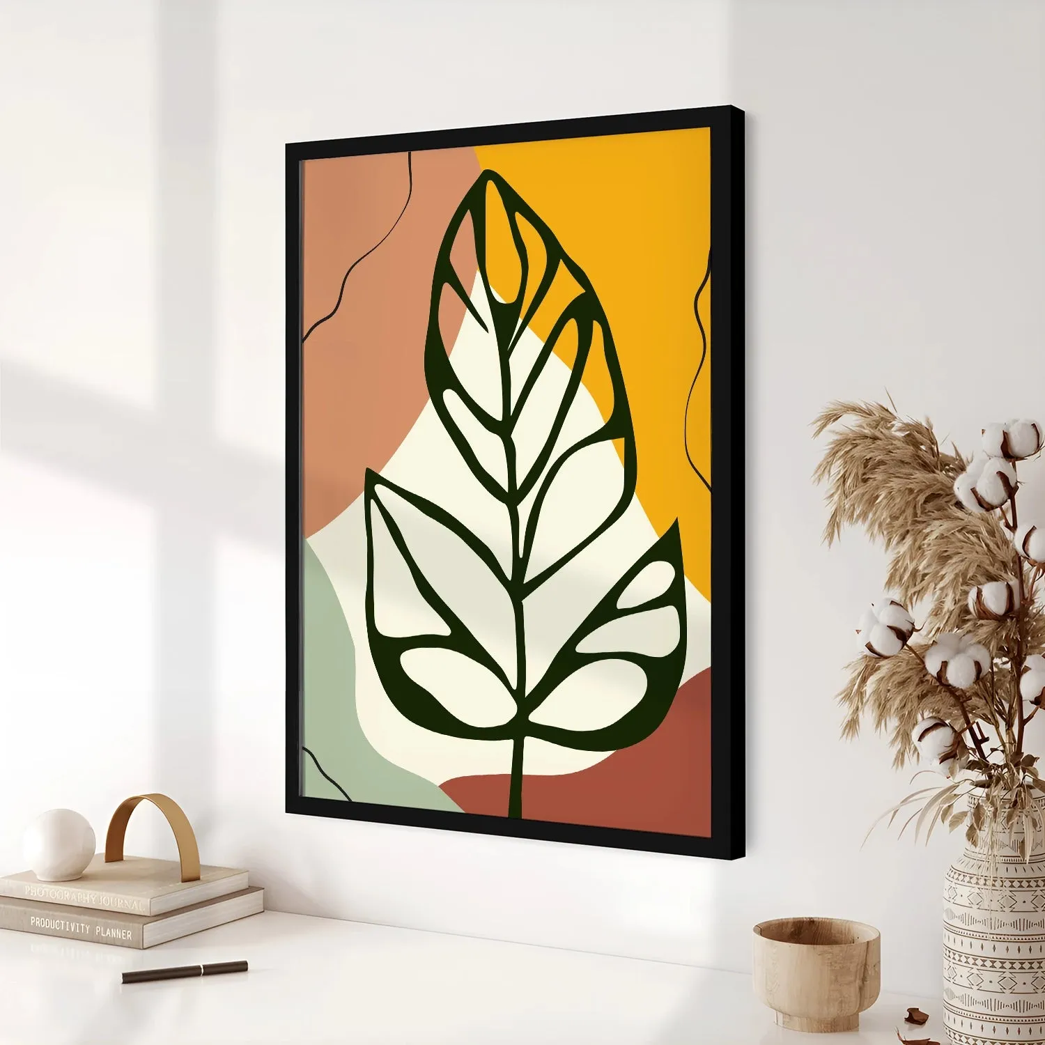 BOHO Inspired Swiss Cheese Plant Leaves