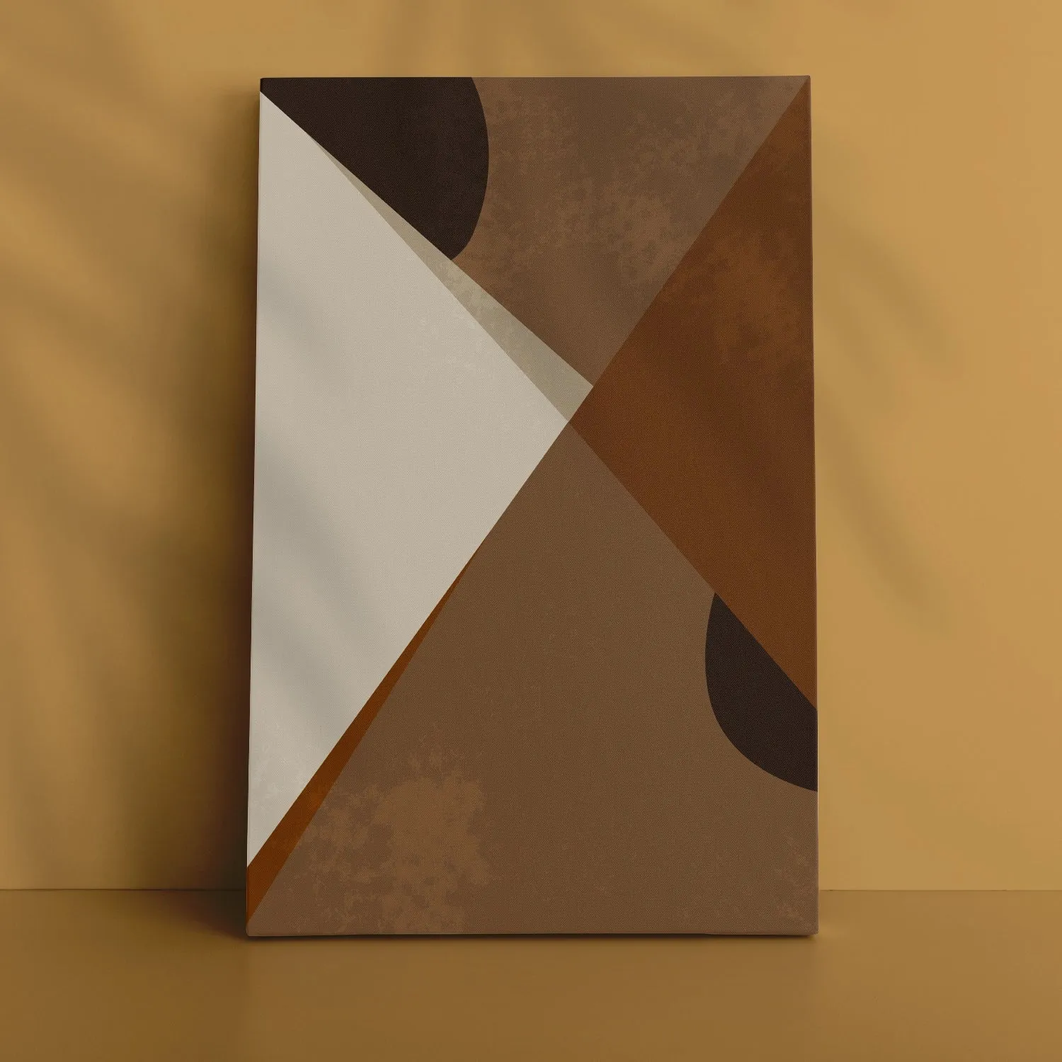 BOHO Inspired Triangles In Brown Shades