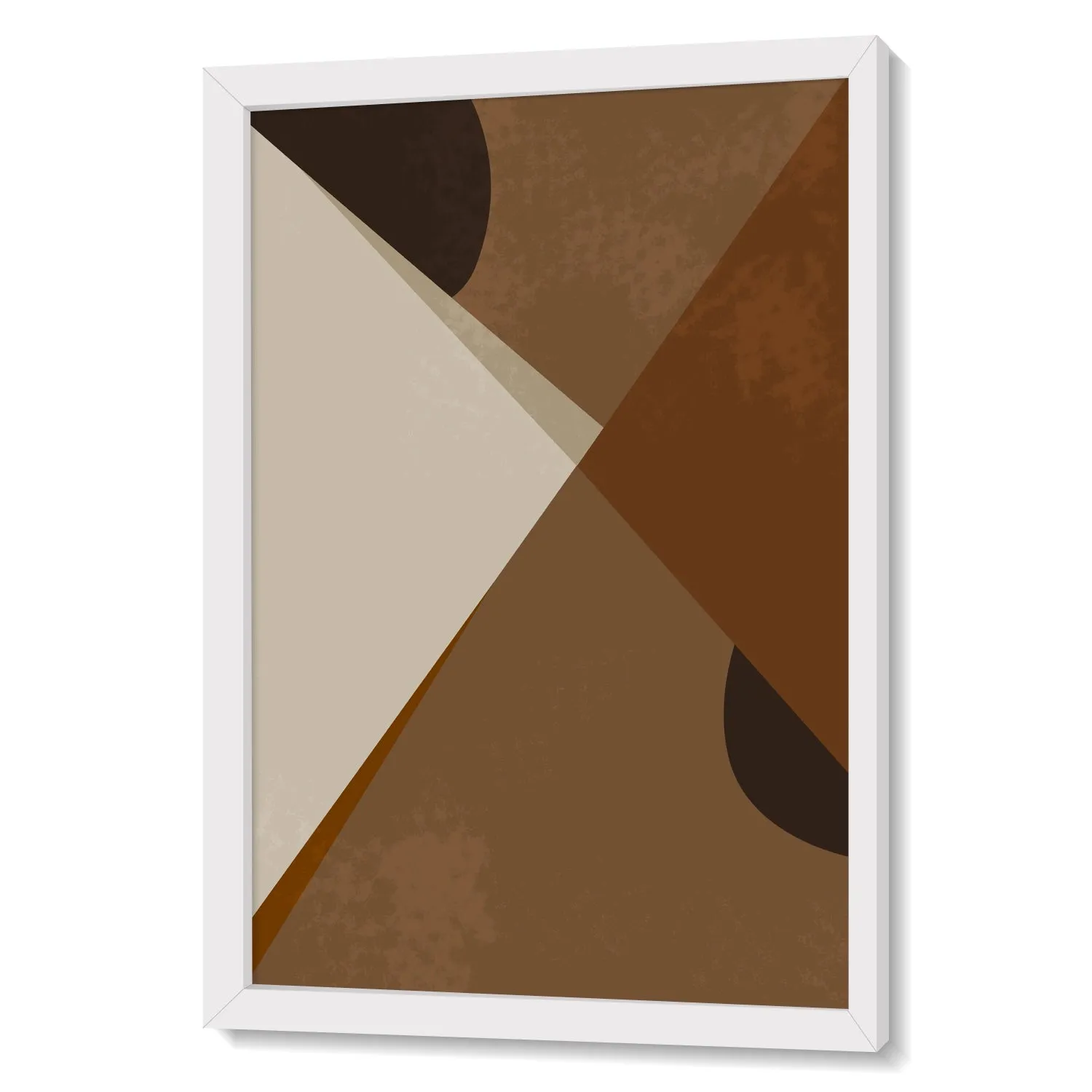 BOHO Inspired Triangles In Brown Shades