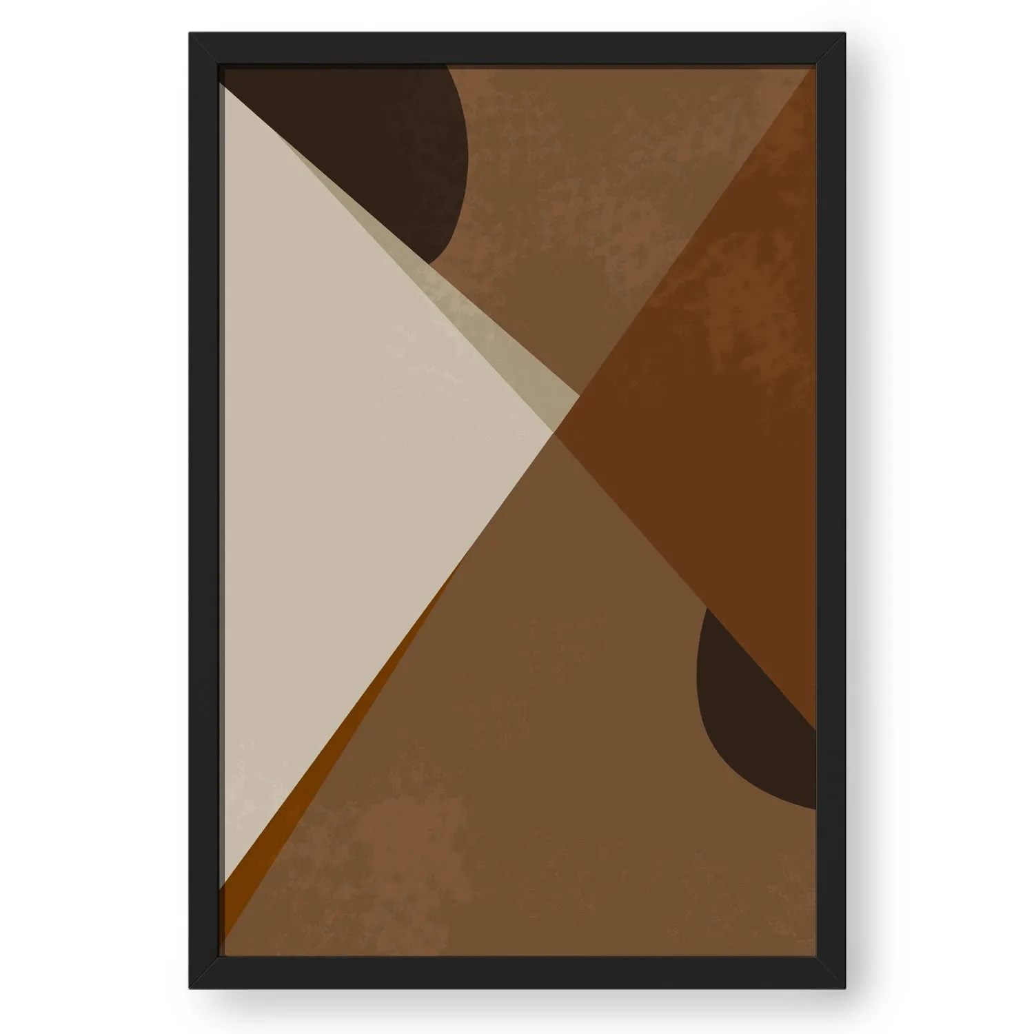 BOHO Inspired Triangles In Brown Shades