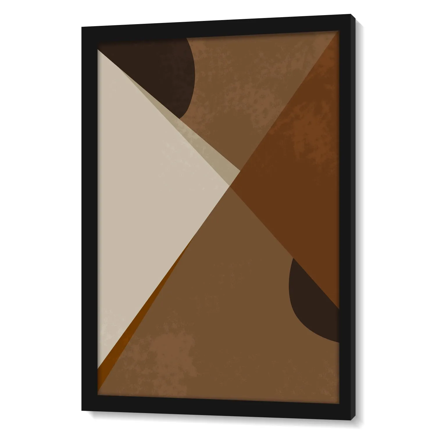 BOHO Inspired Triangles In Brown Shades