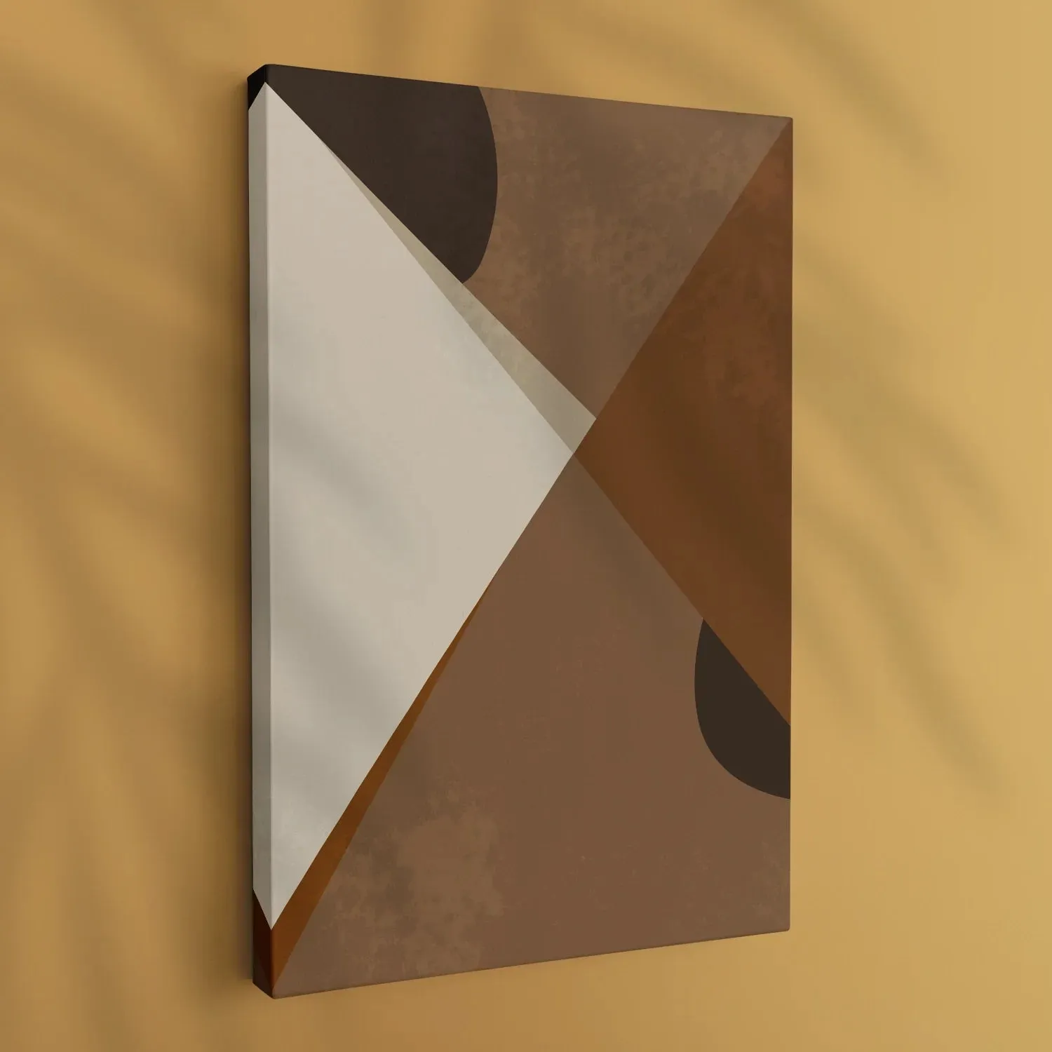 BOHO Inspired Triangles In Brown Shades