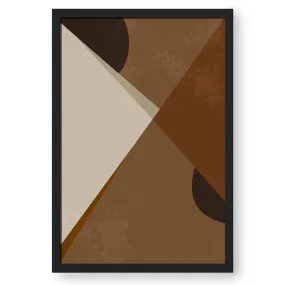BOHO Inspired Triangles In Brown Shades