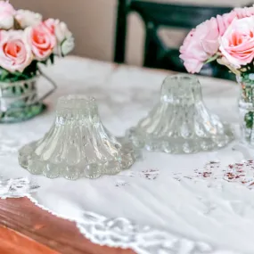 Boopie Bubble Glass Candlestick Holders