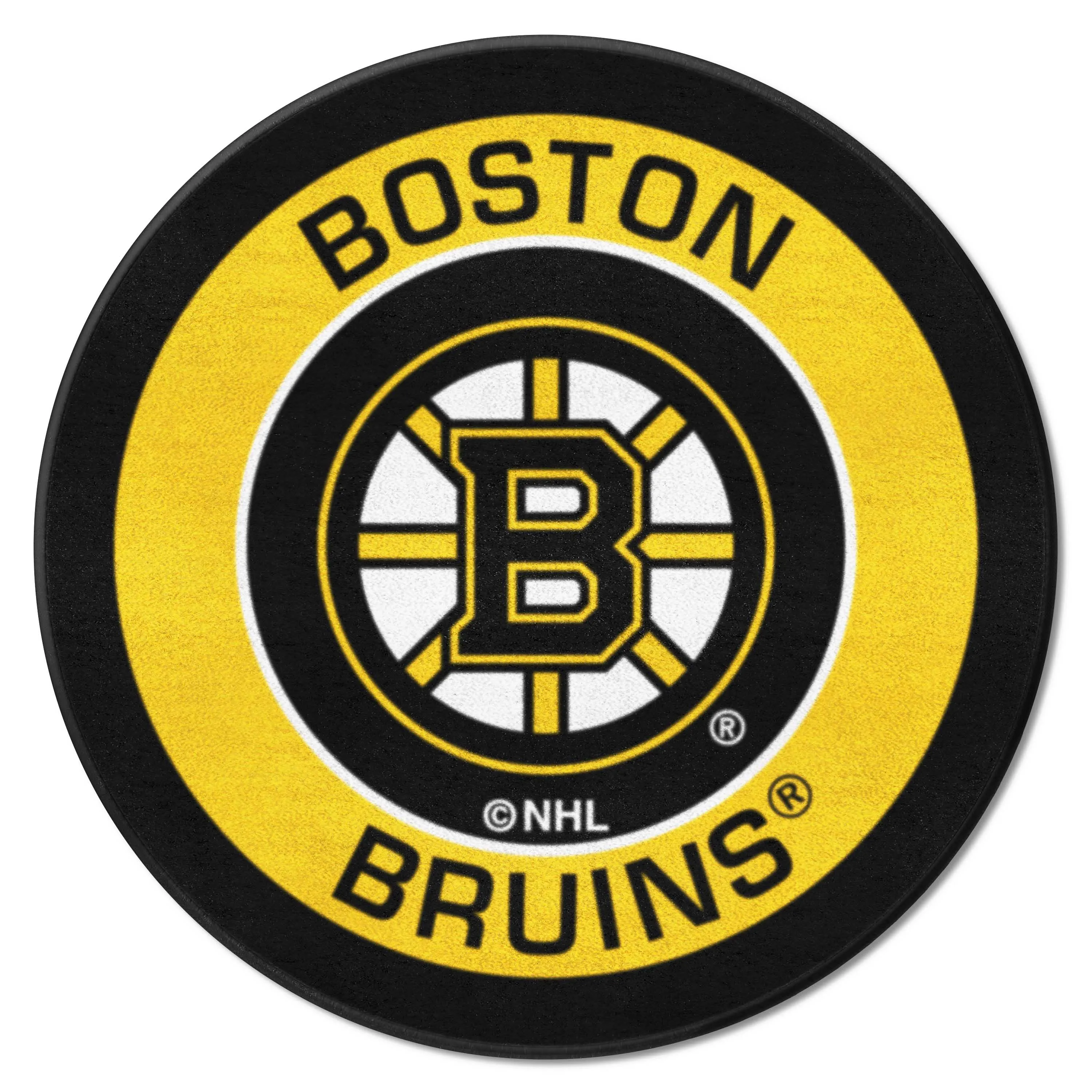 Boston Bruins Roundel Rug - 27in. Diameter