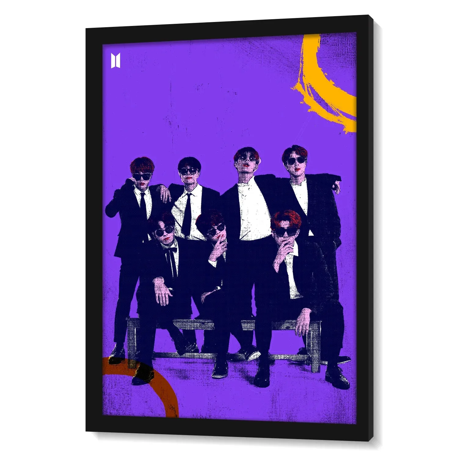 BTS Squad - Purple Backdrop