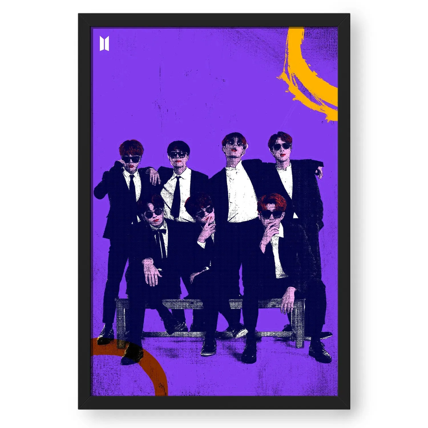 BTS Squad - Purple Backdrop