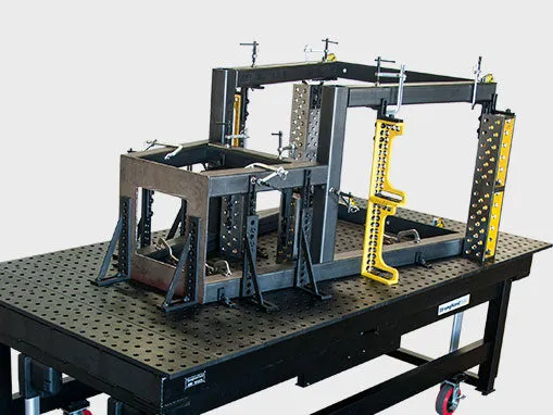 BuildPro™ MAX 8' x 4' Welding Table With Heavy Duty Leg