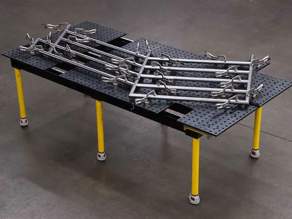 BuildPro™ MAX 8' x 4' Welding Table With Heavy Duty Leg