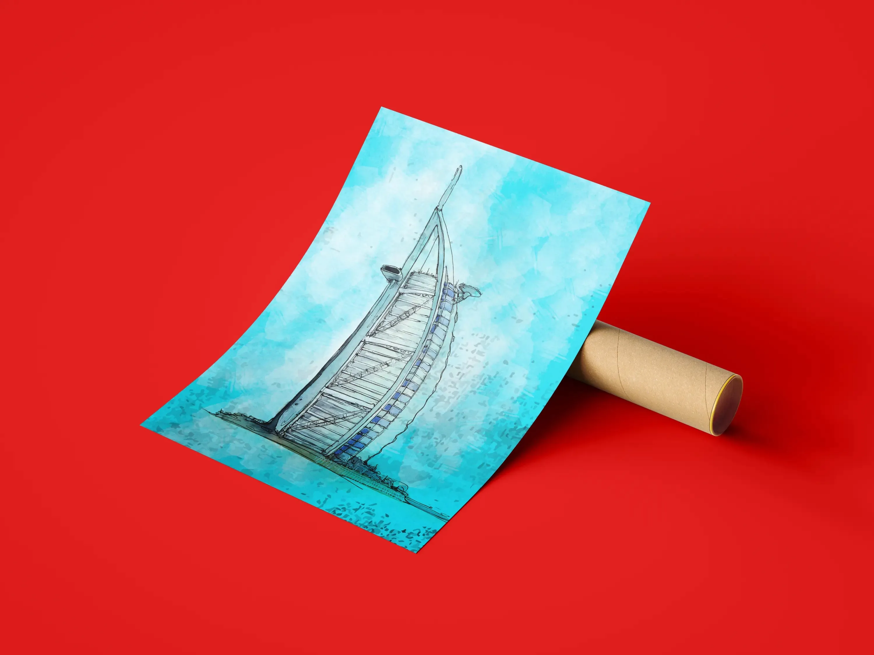 Burj-Al-Arab Outline