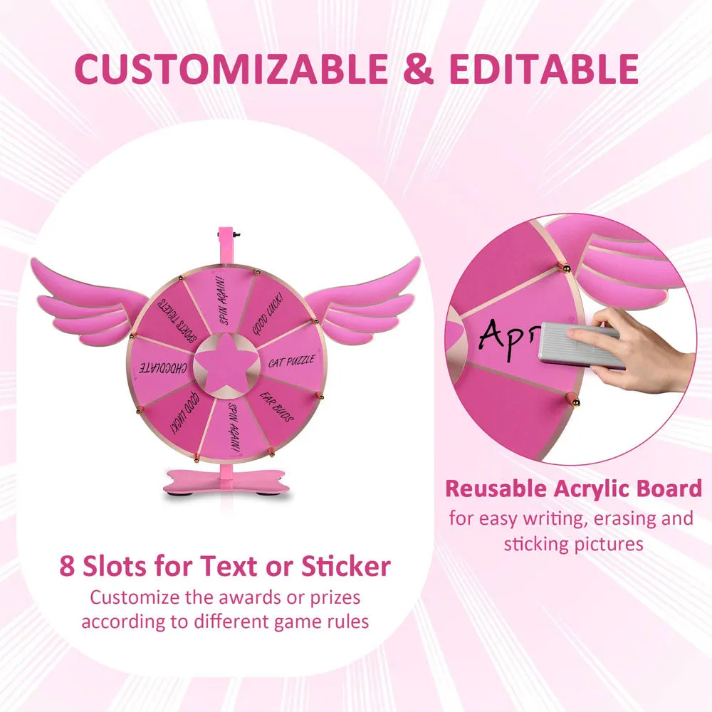 Byootique 12" Sakura Tabletop Spinning Prize Wheel Dry Erase