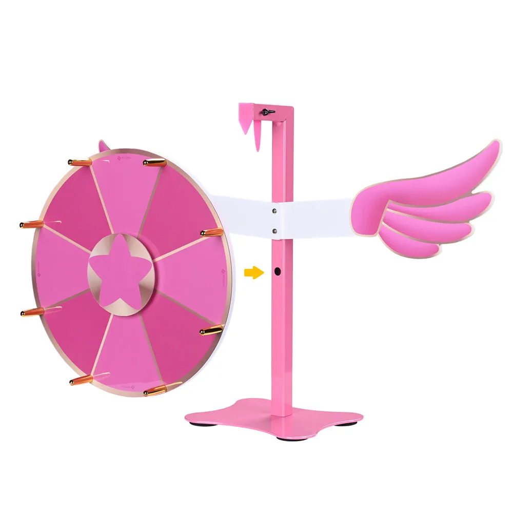Byootique 12" Sakura Tabletop Spinning Prize Wheel Dry Erase
