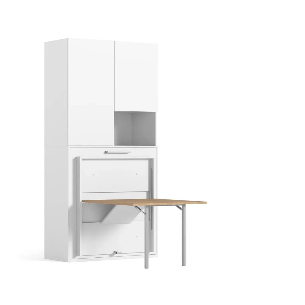 Capsule Folding King Single Wall Bed Compact Set