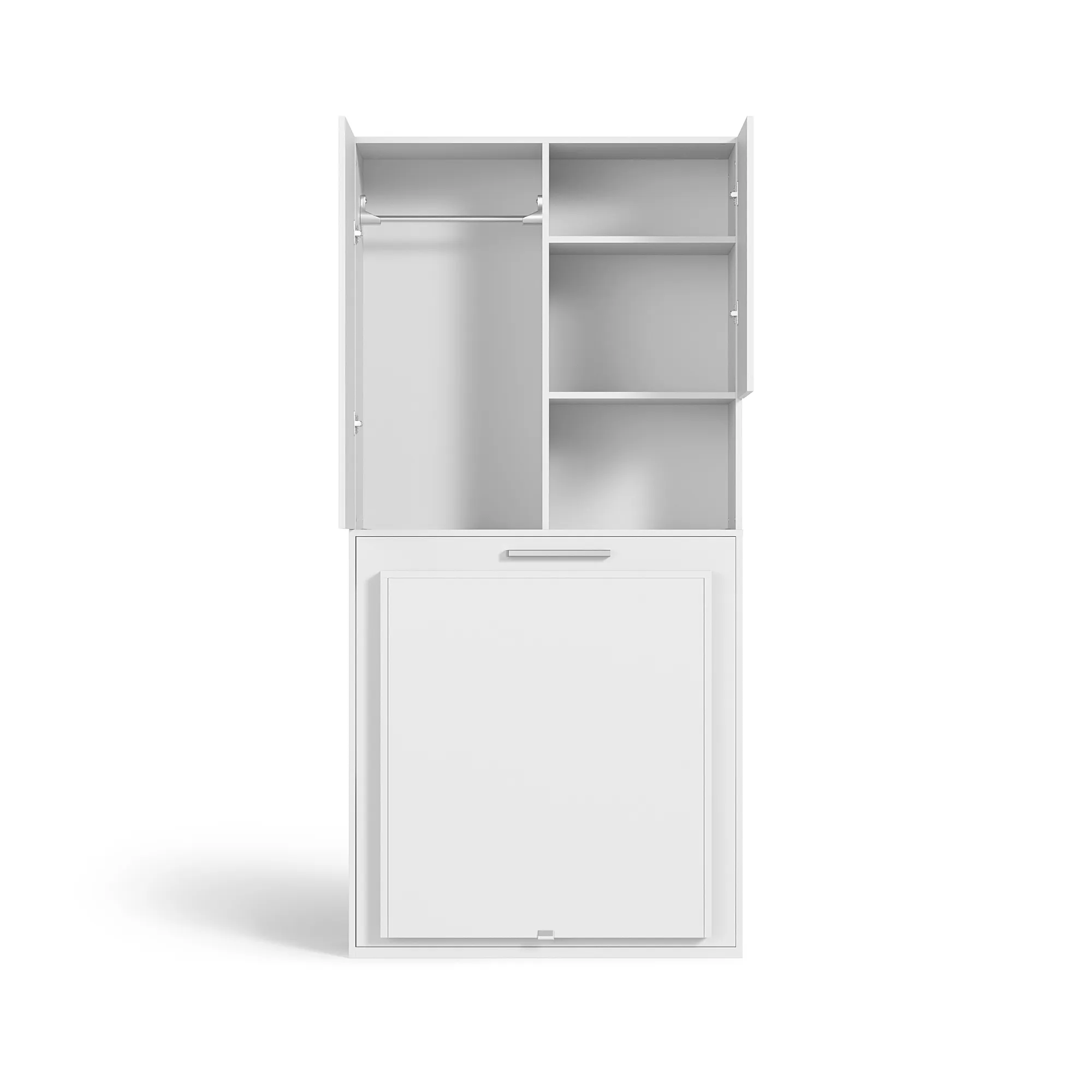Capsule Folding King Single Wall Bed Compact Set