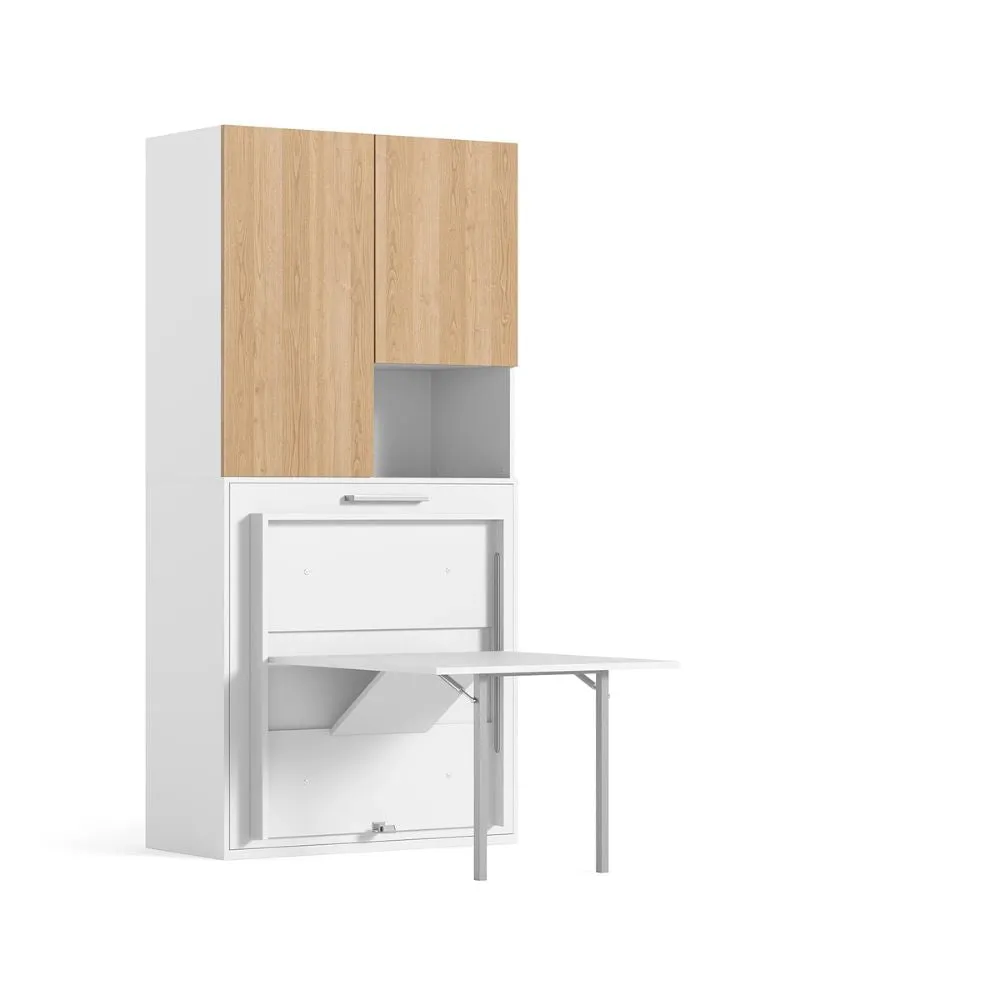 Capsule Folding King Single Wall Bed Compact Set