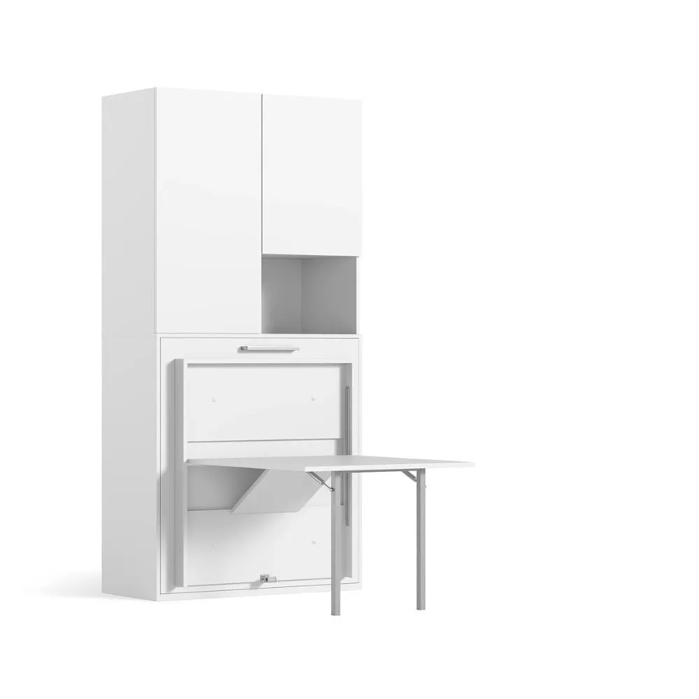 Capsule Folding King Single Wall Bed Compact Set