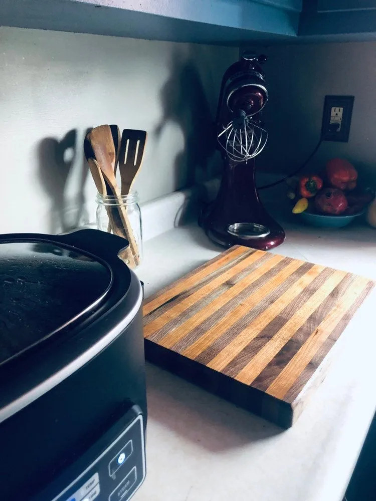 Cherry & Black Walnut Butcher Block