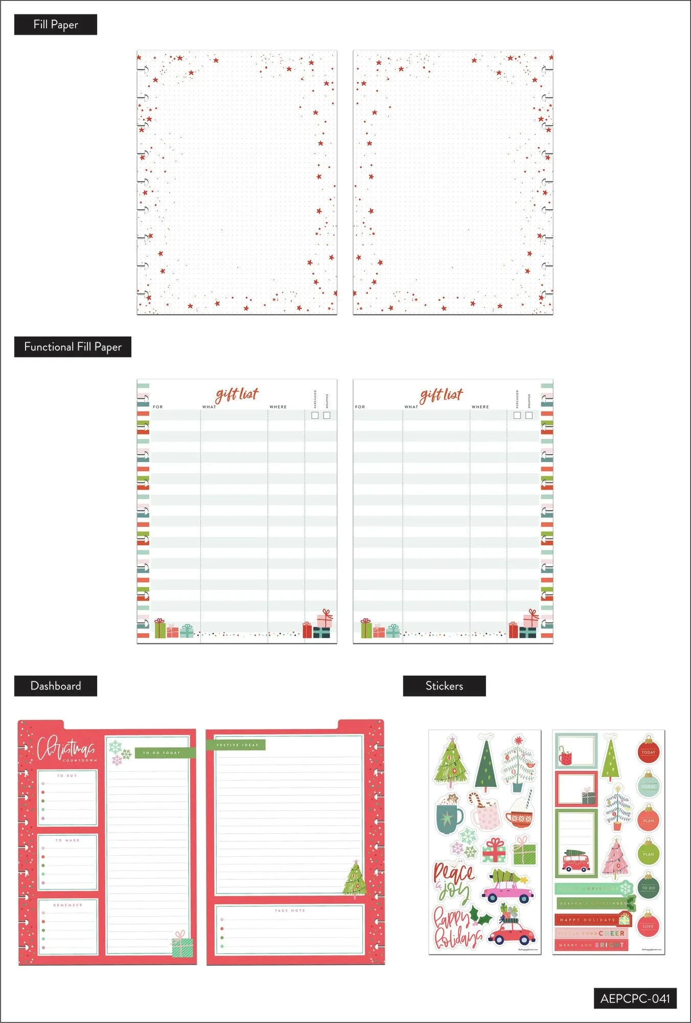 Christmas Classic Planner Companion