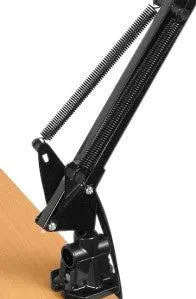 Clamp On Table Swing Arm Lighted Magnifier Magnifying Hobby Desk Work Lamp Light