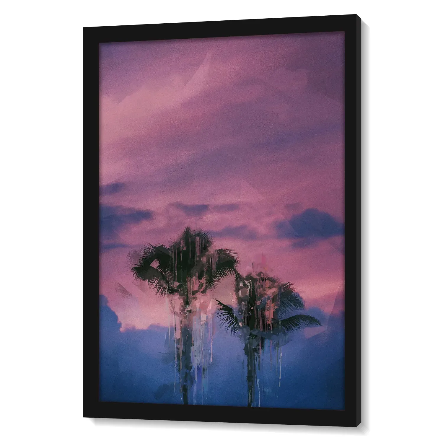 Coconut Trees With Cool Background